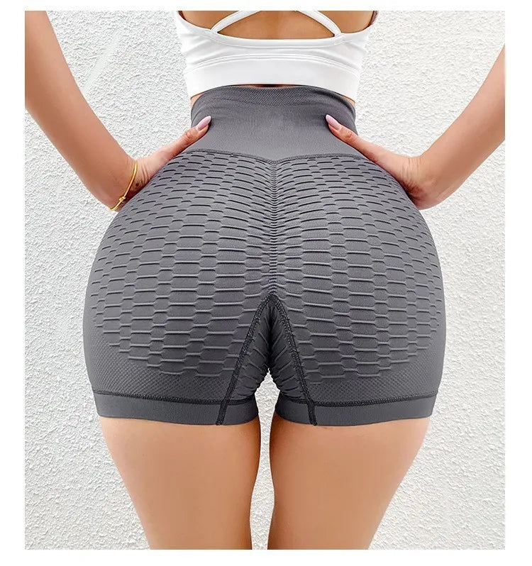 Women Sport Shorts High Waist Push Up Booty Workout Short Sexy Tummy Control Yoga Tights Seamless Fitness Hip Lifting Sportswear