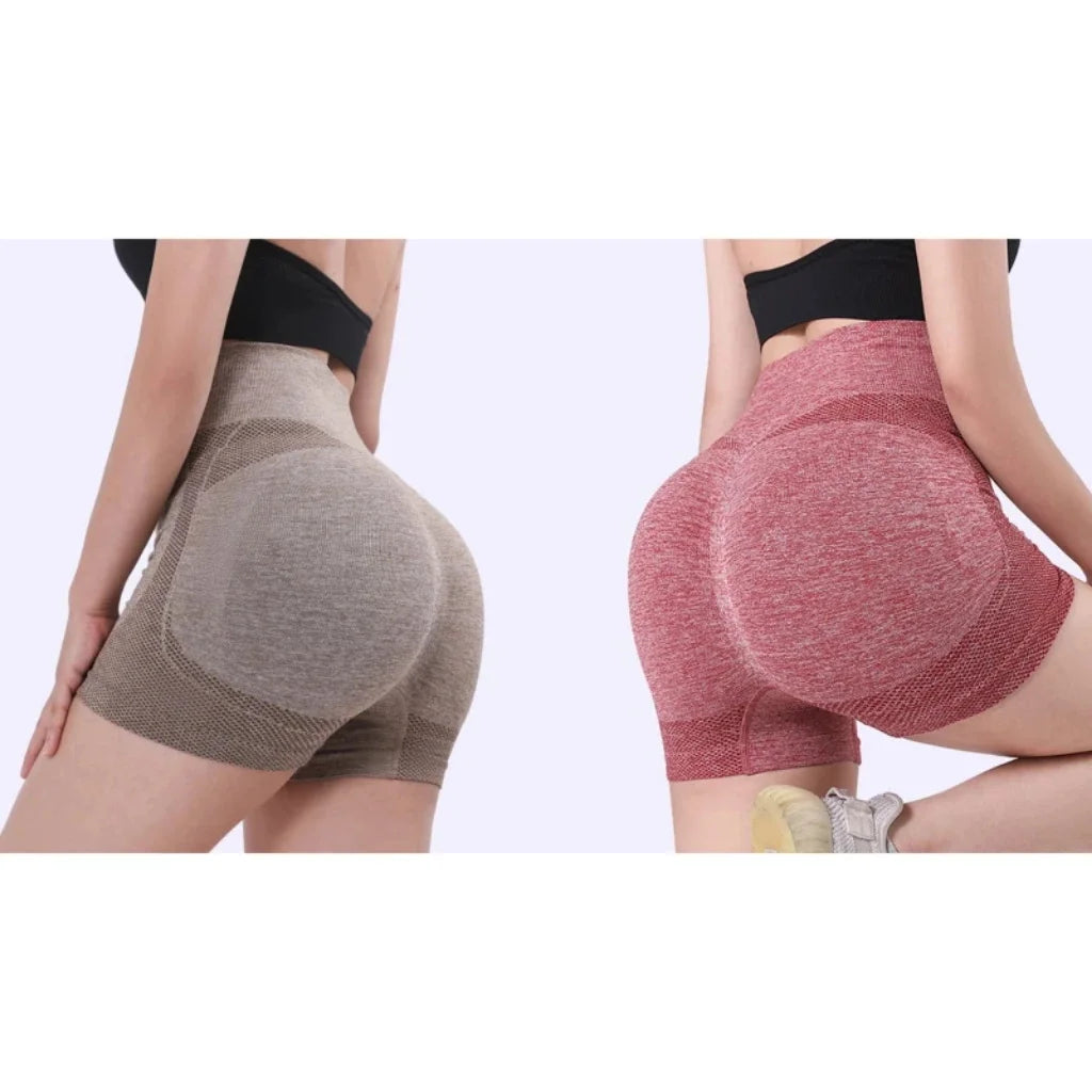 Women Yoga Shorts High Waist Workout Shorts Fitness Yoga Lift Butt Fitness Ladies Yoga Gym Running Short Pants Sportswear