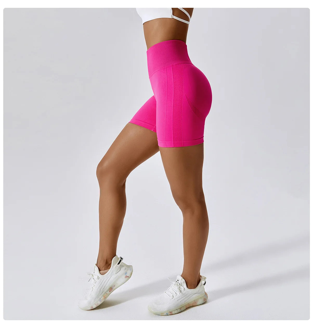 Women Shorts Seamless Sports Shorts For Women Cycling Jogging Fitness High Waist Push Up Gym Shorts Leggings Women Yoga Clothing