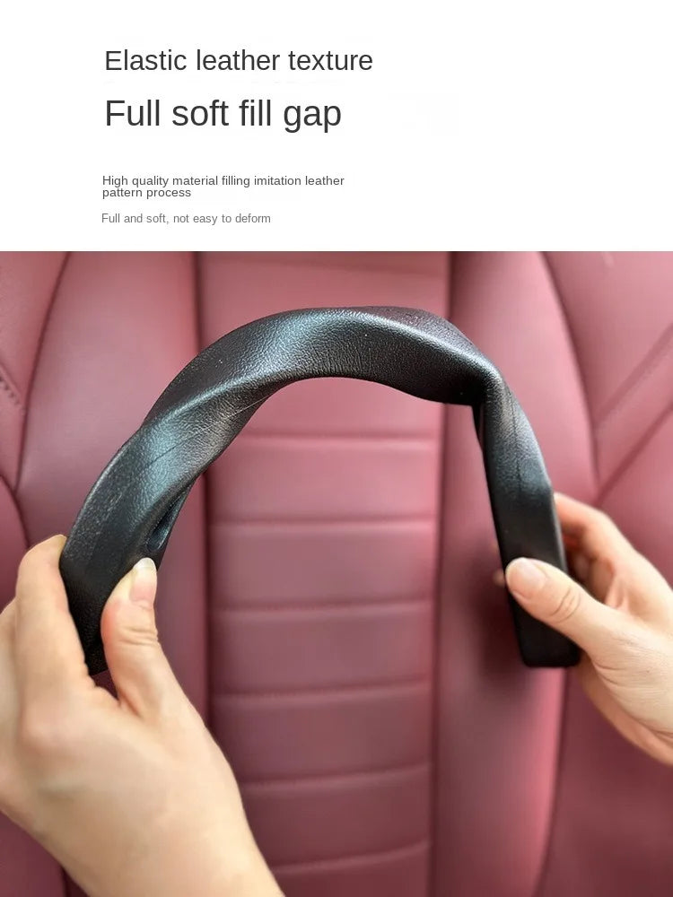 Car Seat Gap Filler Storage Strip Center Console Side Leak-proof Dustproof Sealing Bendable Filling Strip Accessories  Universal