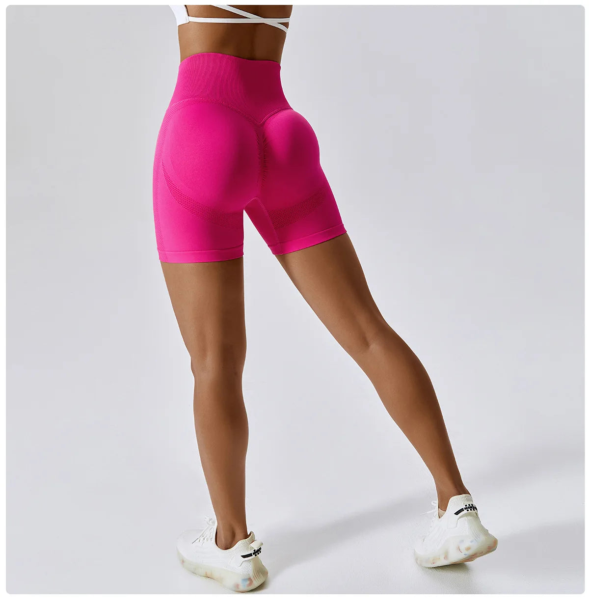 Women Shorts Seamless Sports Shorts For Women Cycling Jogging Fitness High Waist Push Up Gym Shorts Leggings Women Yoga Clothing