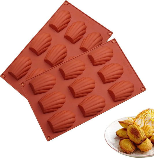 Shell Madeleine Cake Mold Silicone Baking Tools Shell Shape Baking Cake Mold DIY Kitchen Accessories