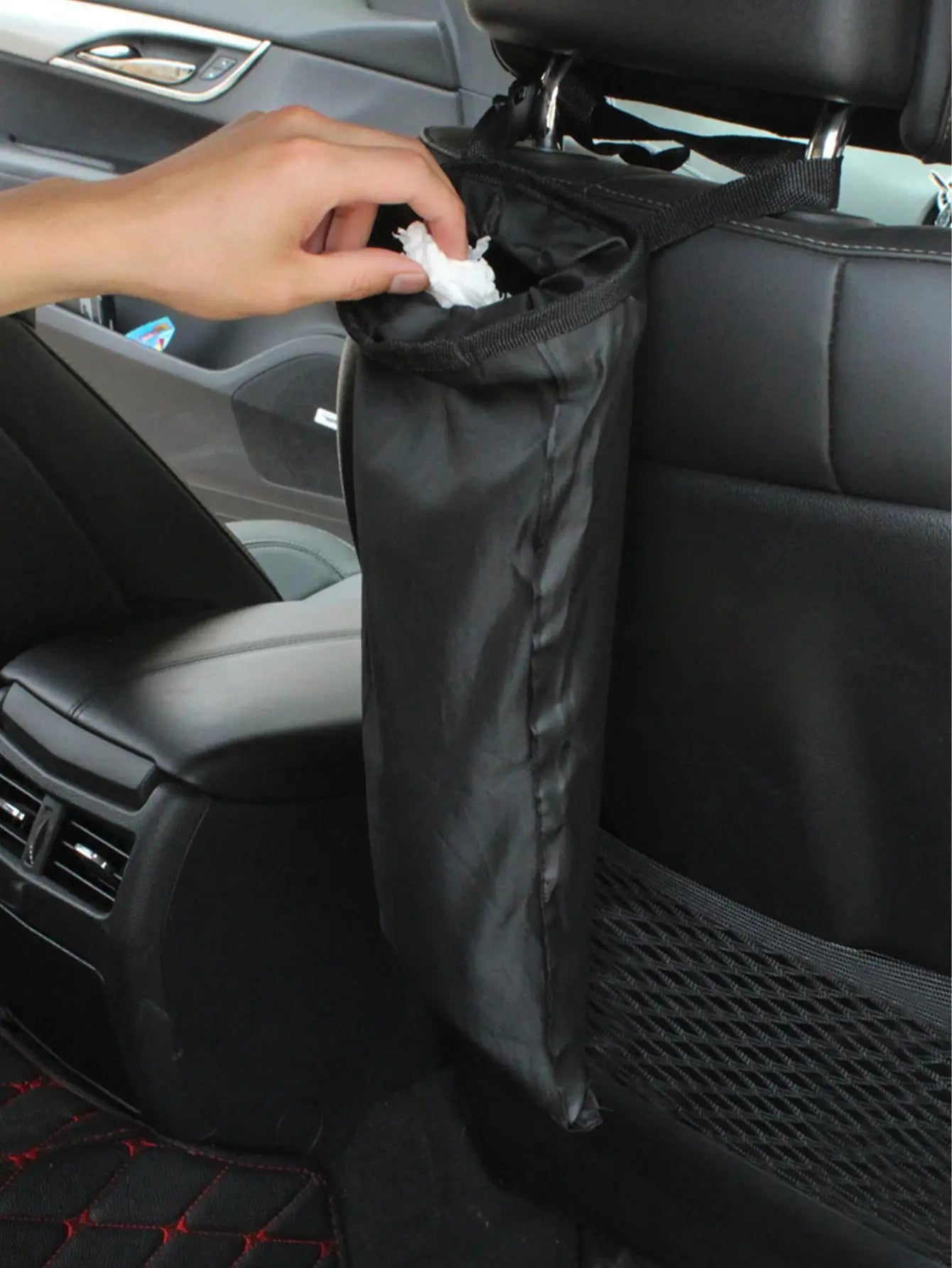 1PC Car Garbage Storage Hanging Bag Car mounted Environmental Protection Garbage Bag Seat Back Storage Hanging Bag