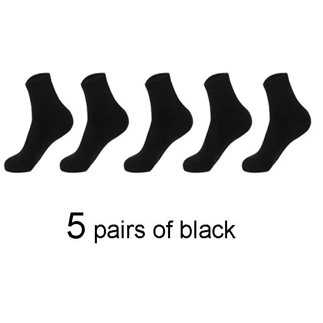 5 Pairs Winter Warm Men’s Socks Wool Male Women Socks Super Thicker Solid Socks Wool Socks Against Cold Snow Terry Socks