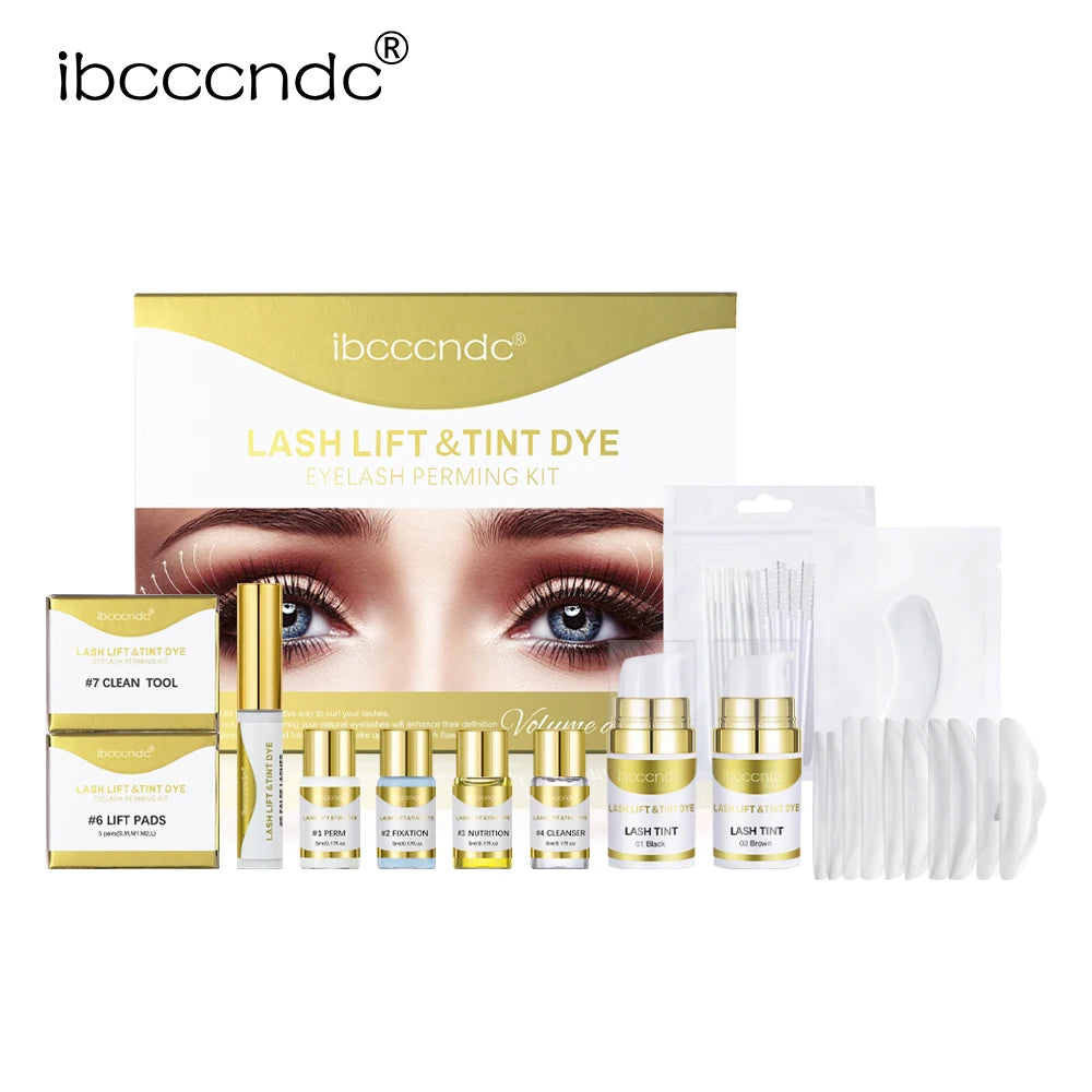 Semi-permanent Brow or Lash Lift and Tint Kit Professional Brow Lamination Eyelash Lifting Perming Lashes Dye Eyes Makeup