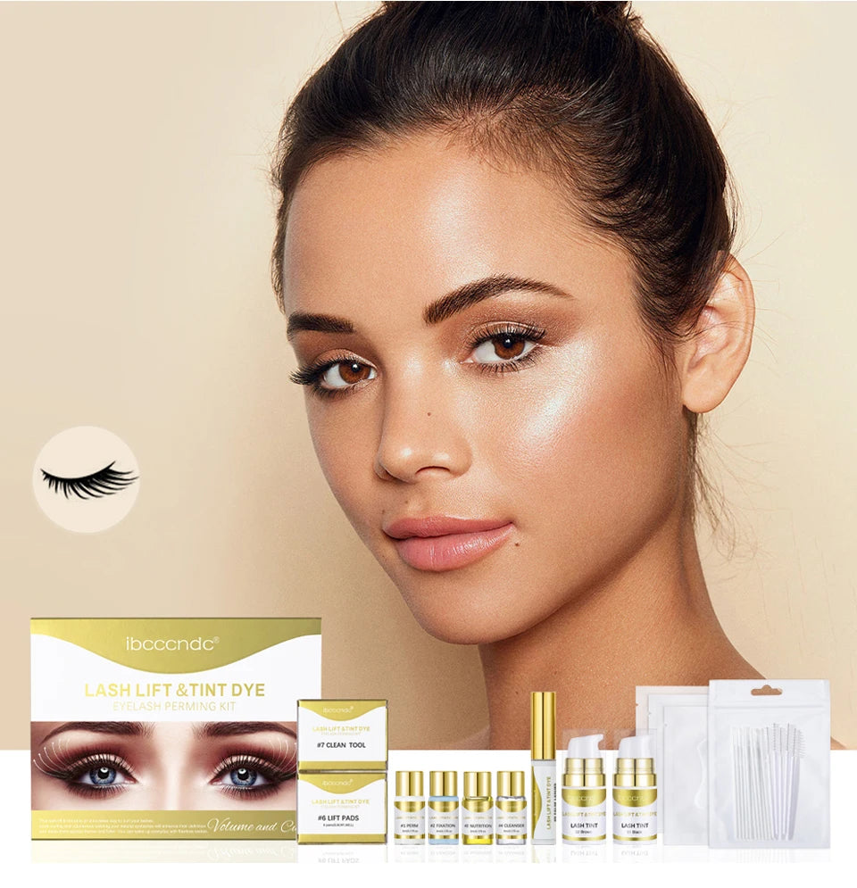 Semi-permanent Brow or Lash Lift and Tint Kit Professional Brow Lamination Eyelash Lifting Perming Lashes Dye Eyes Makeup