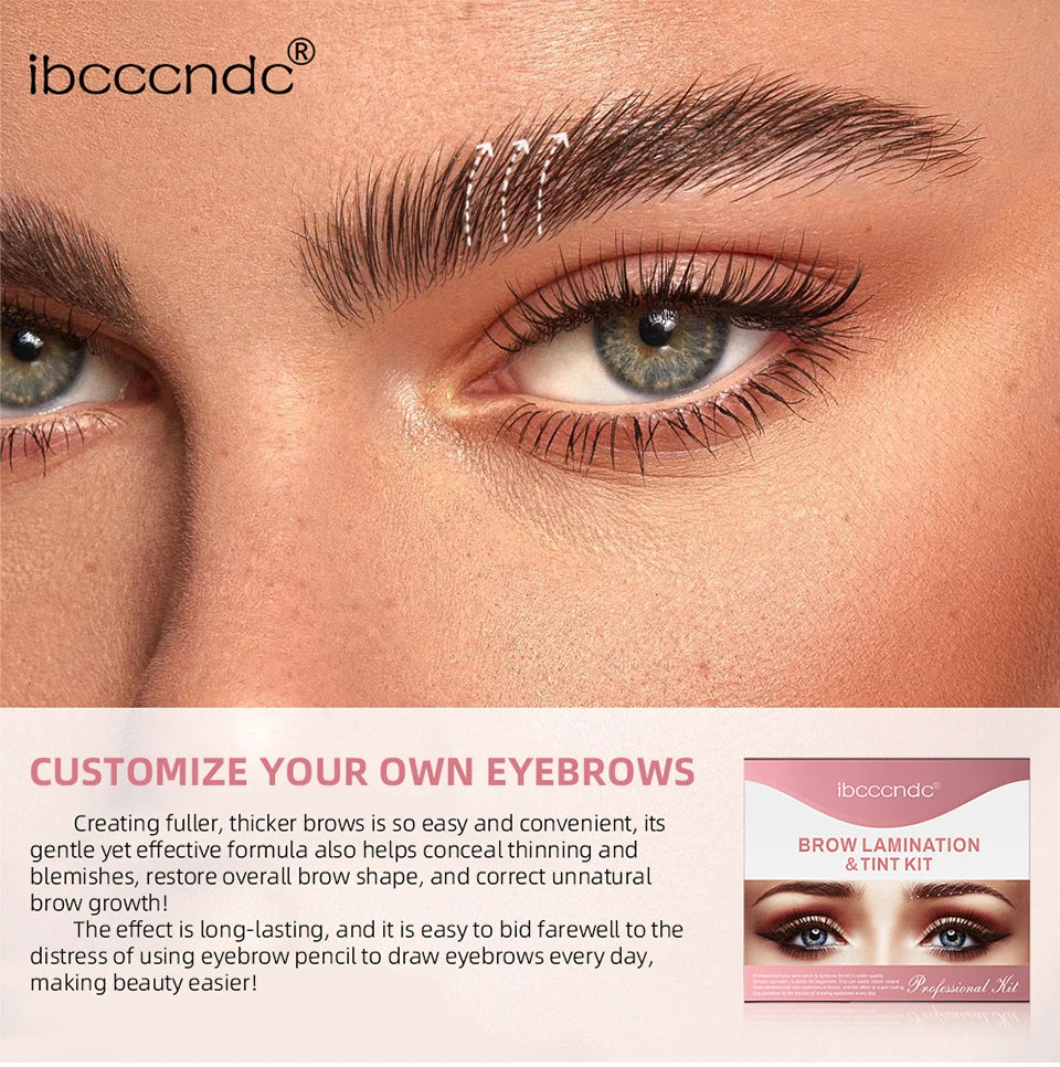 Semi-permanent Brow or Lash Lift and Tint Kit Professional Brow Lamination Eyelash Lifting Perming Lashes Dye Eyes Makeup