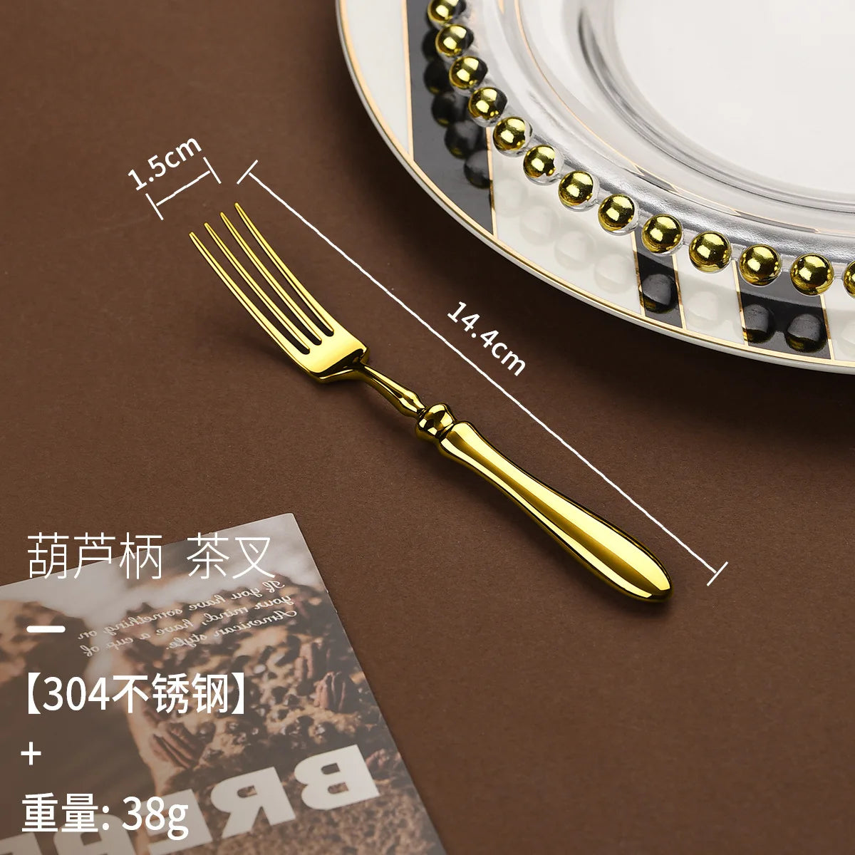 304 stainless steel knives, forks, gourd handles, high-end steakhouses, western knives, , spoons, restaurants, hotel tableware