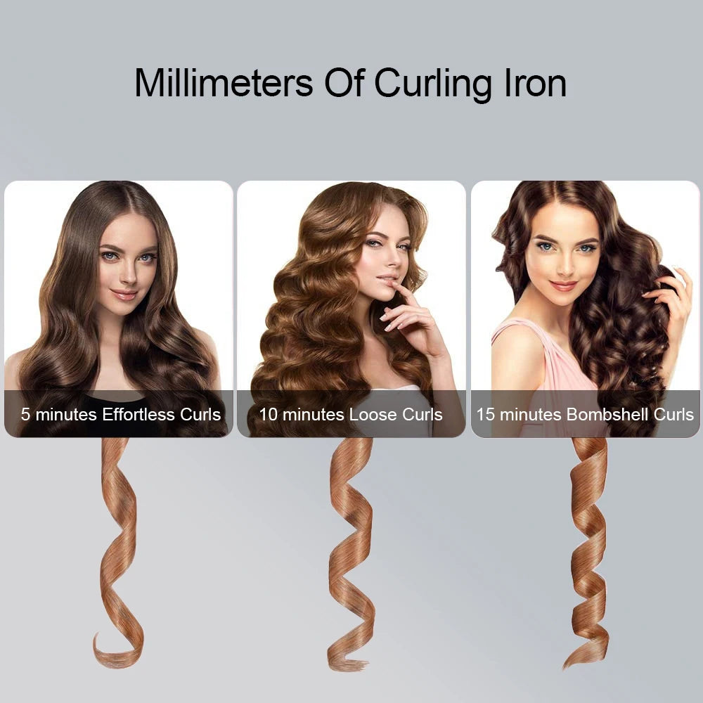 Auto Rotating Ceramic Hair Curler Automatic Curling Iron Styling Tool Hair Iron Curling Wand Air Spin and Curl Curler Hair Waver