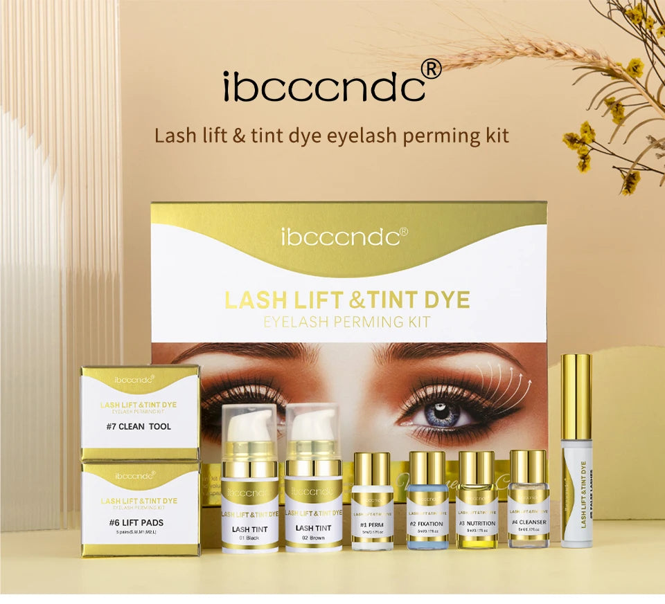 Semi-permanent Brow or Lash Lift and Tint Kit Professional Brow Lamination Eyelash Lifting Perming Lashes Dye Eyes Makeup