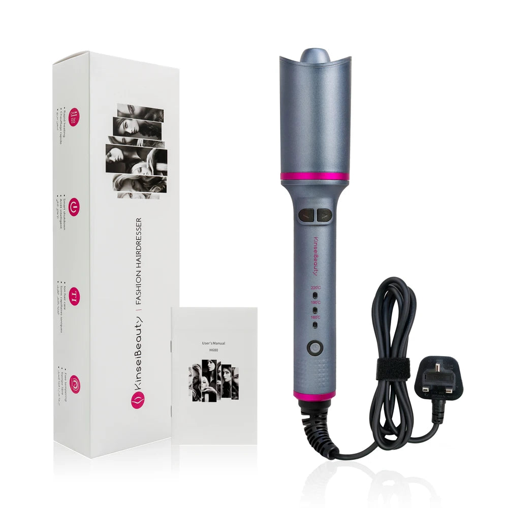 Auto Rotating Ceramic Hair Curler Automatic Curling Iron Styling Tool Hair Iron Curling Wand Air Spin and Curl Curler Hair Waver