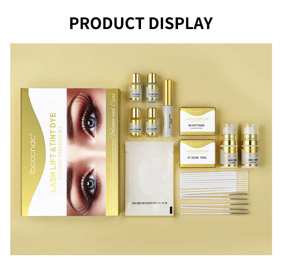 Semi-permanent Brow or Lash Lift and Tint Kit Professional Brow Lamination Eyelash Lifting Perming Lashes Dye Eyes Makeup