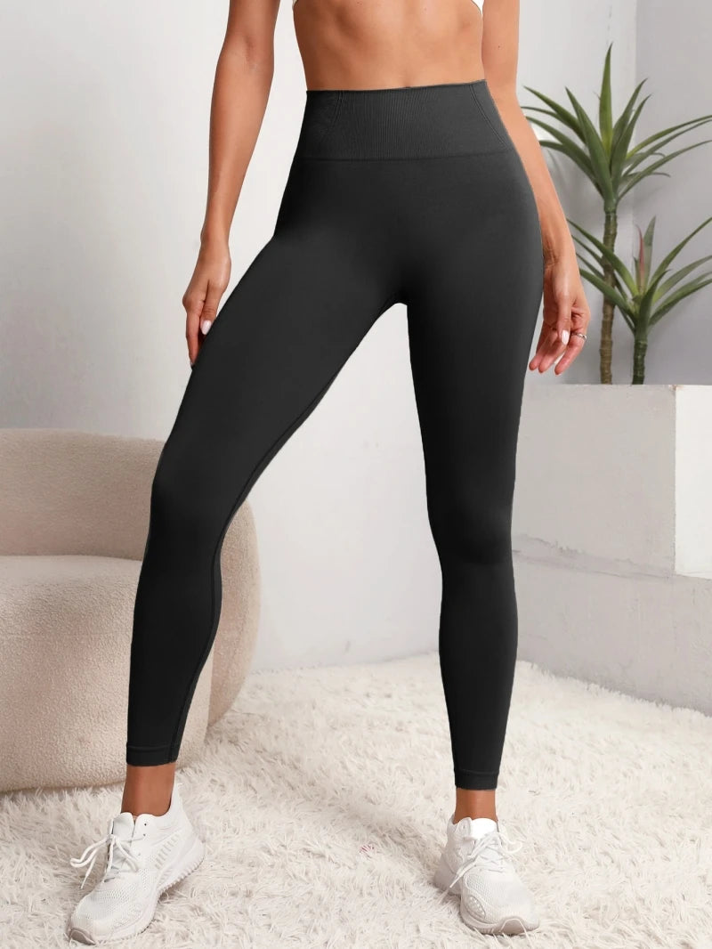 Women Seamless Hip Lifting Women Seamless Sports Leggings High Waist Fitness Leggings Push Up Yoga Leggings Gym Clothing Sports