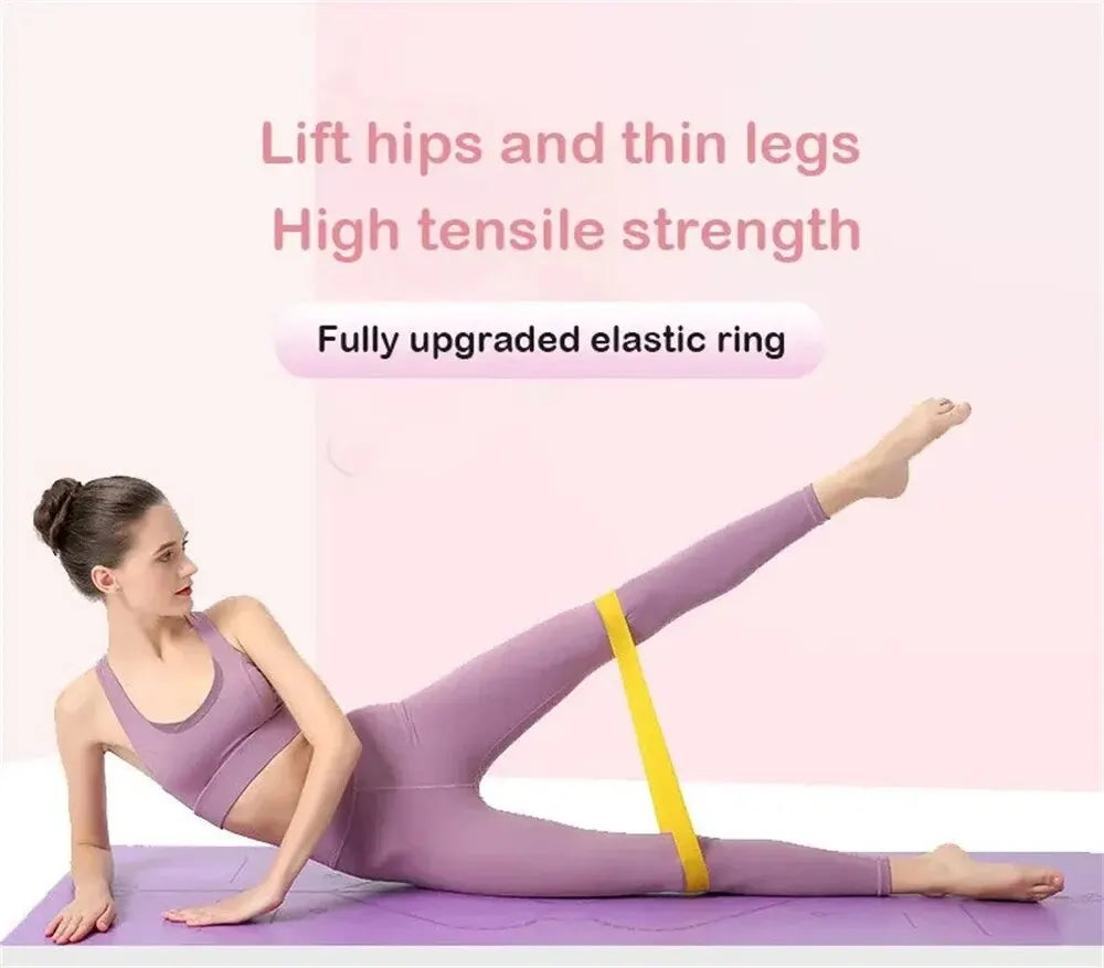 Elastic Belt For Yoga Tension, Resistance Belt, Squat Aid