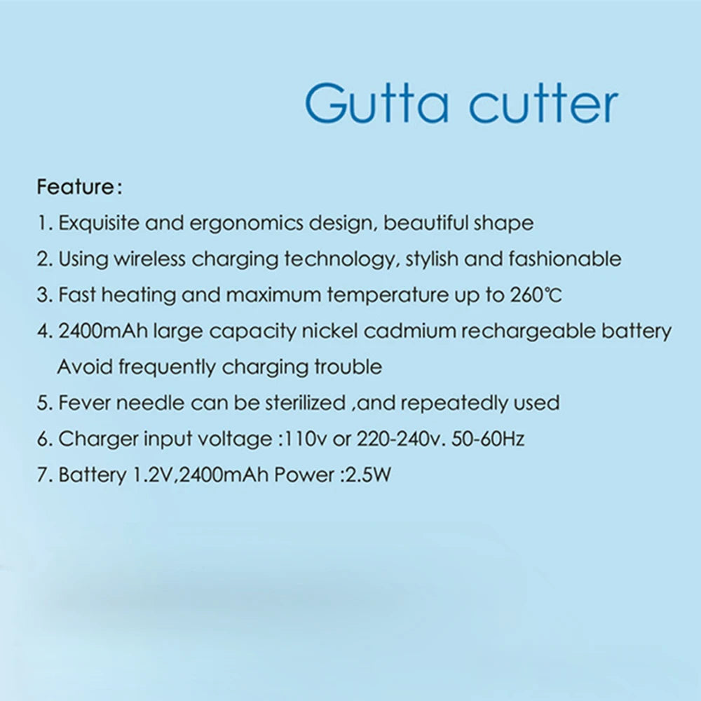 Dental Gutta Percha Cutter Heat Tooth Gum Cutter for Dental Gutta Percha Endo Gutta Cutter Tips Dentist Tools Clinic Tools