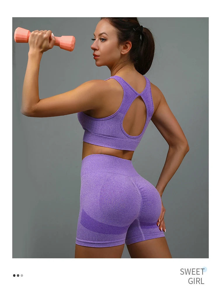 Women Yoga Shorts High Waist Butt Lifting Workout Fitness Tights Tummy Control Gym Running Stretched Pants Casual Sportswear