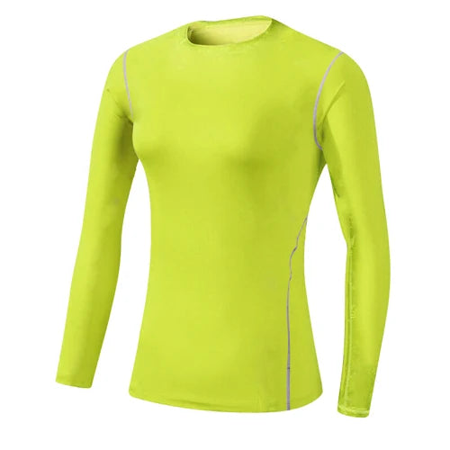 Base Layer Fitness Sport Shirt Quick Dry Women long Sleeves Top Gym jogging lady T-shirt Train Workout Clothing White Yoga Shirt