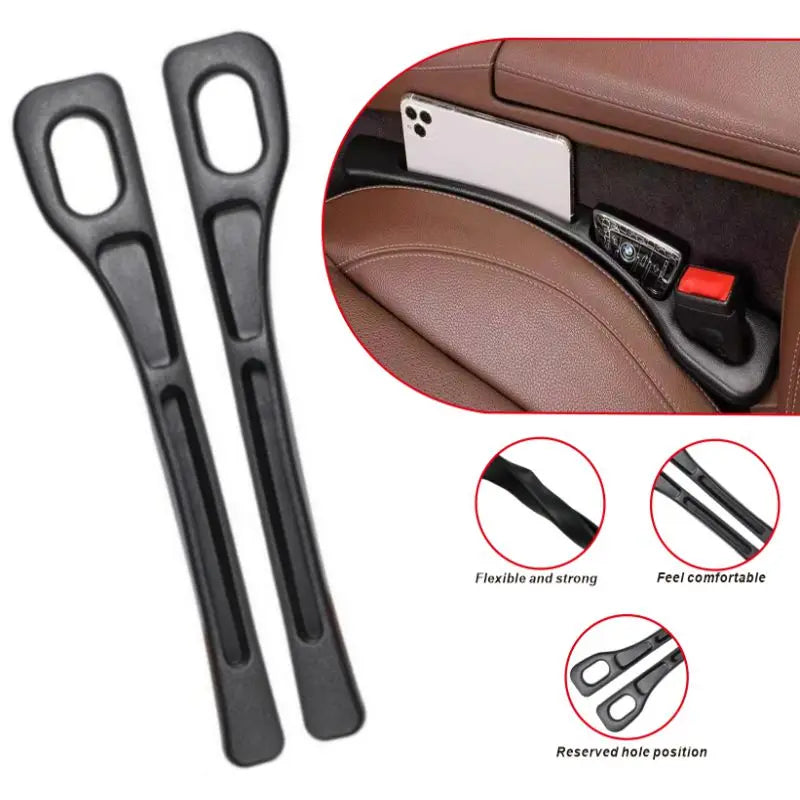 Car Seat Gap Filler Storage Strip Center Console Side Leak-proof Dustproof Sealing Bendable Filling Strip Accessories  Universal