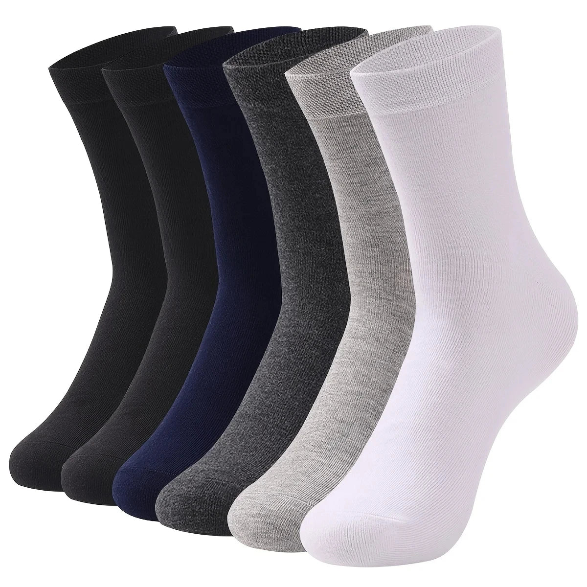 10 Pairs Breathable Cotton Sports Stockings Men Bamboo Fiber Autumn and Winter Men Socks Sweat Absorption Deodorant Business Sox