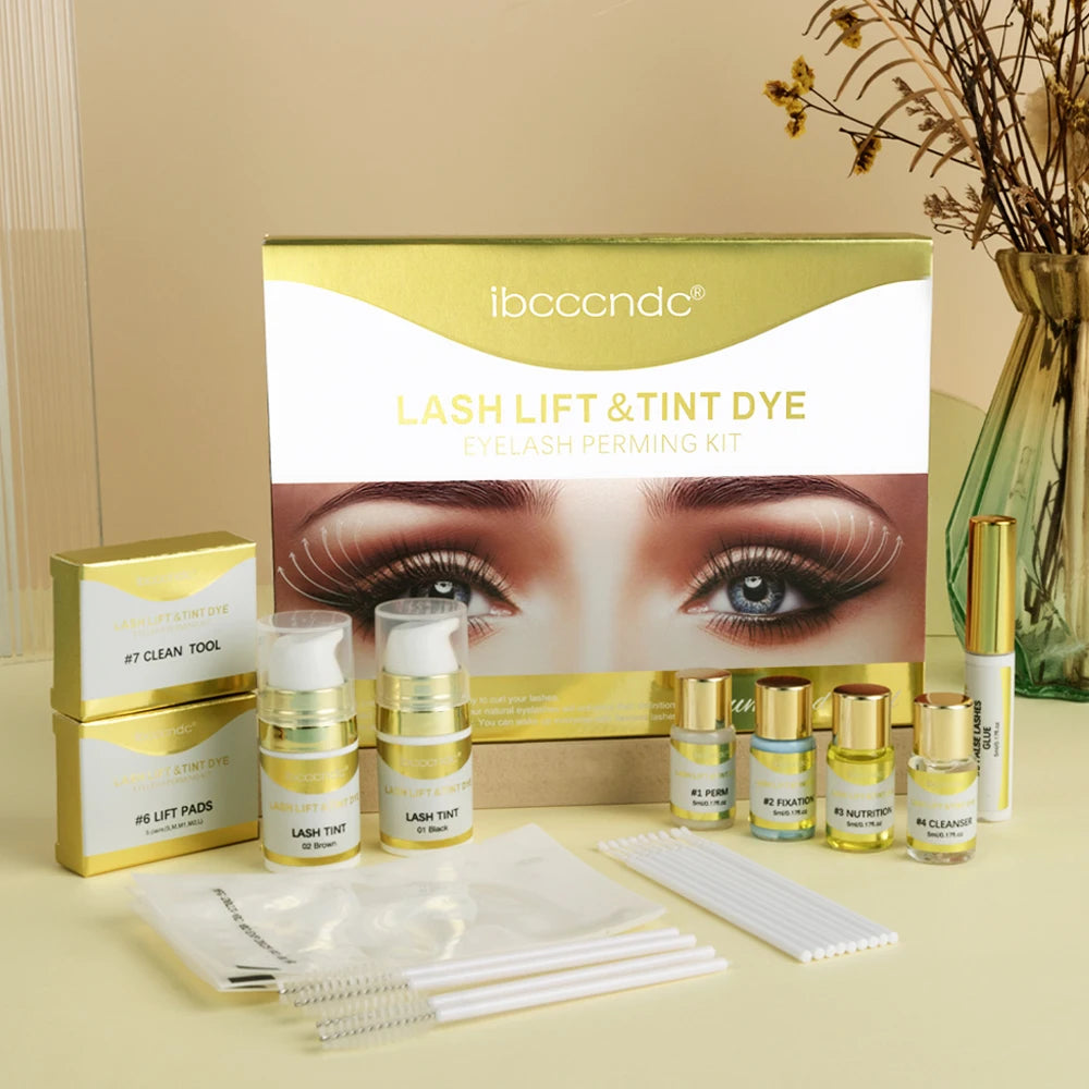 Semi-permanent Brow or Lash Lift and Tint Kit Professional Brow Lamination Eyelash Lifting Perming Lashes Dye Eyes Makeup