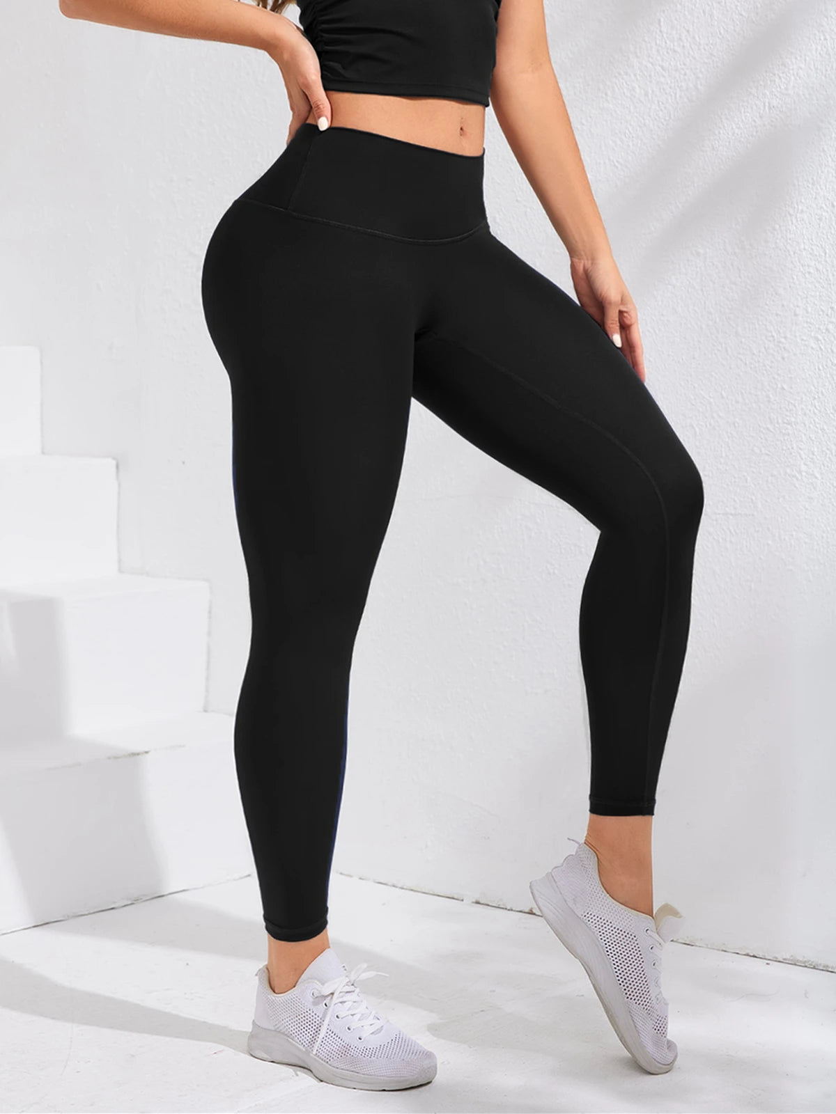 Ladies High Waist Yoga Leggings Women Fitness Running No T Line Sports Pants Girl Fitness Soft Tights Gym Legging