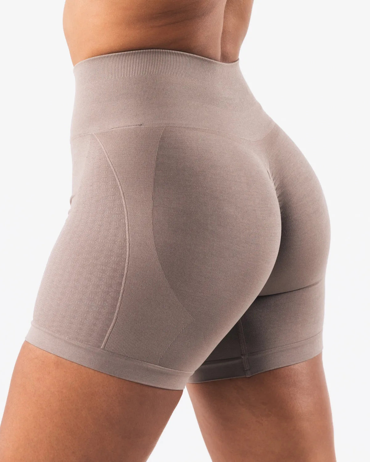 NCLAGEN Women's Seamless Gym Yoga Shorts Jacquard Fitness Leggings Workout Squat Proof High Waist Sports Tights Butt Scrunch