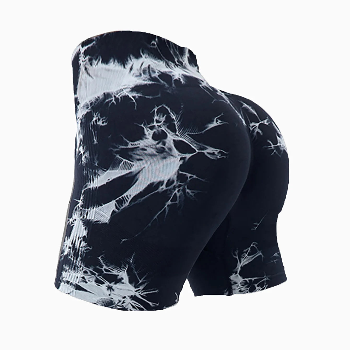 3Piece Tie Dye Workout Shorts For Women Scrunch Butt Lifting High Waisted Yoga Gym Seamless Booty Biker Shorts Women's Active