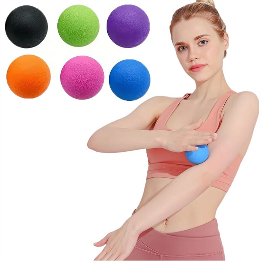 Tpe 6CM Fascia Ball Deep Tissue Muscle Relaxation Exercise Sports Fitness Yoga Massage Trigger Point Stress Pain Relief