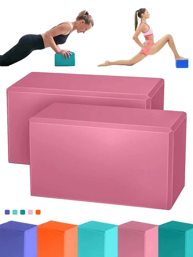 1PCYoga Building Blocks Cubes Pilates Bricks Reinforcement Mats Sport Yoga Supplies Exercise Home Exercise Equipment Fitness Eva