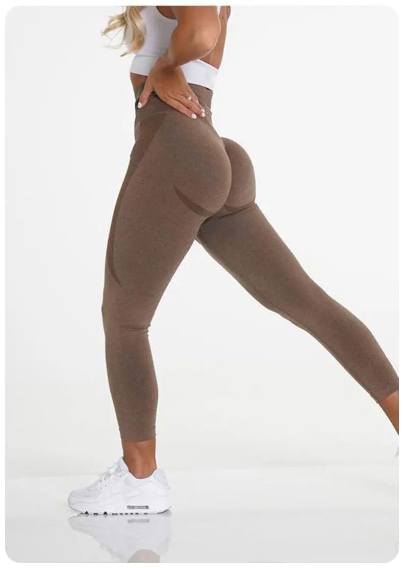 Women Sport Leggings Fitness Yoga High Waist Butt Lift Curves Workout Tights Elastic Gym Training Pants Female Seamless Pants