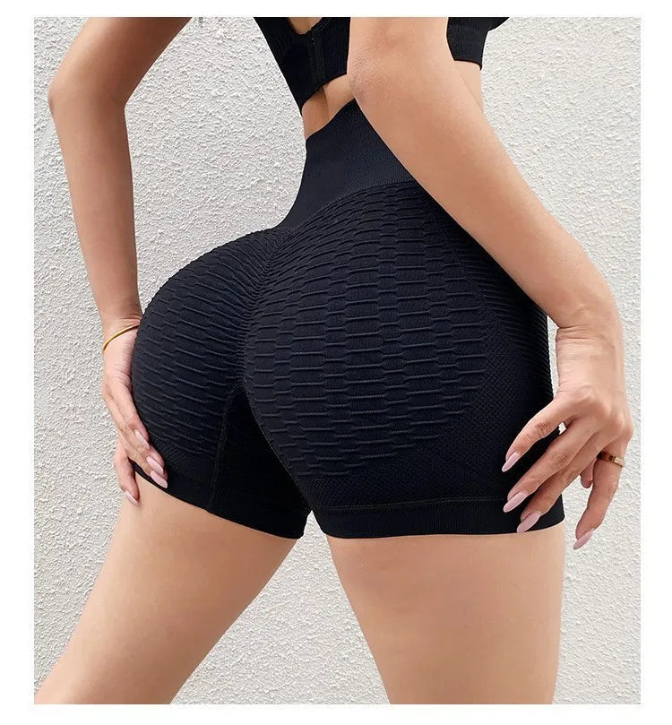 Women Sport Shorts High Waist Push Up Booty Workout Short Sexy Tummy Control Yoga Tights Seamless Fitness Hip Lifting Sportswear