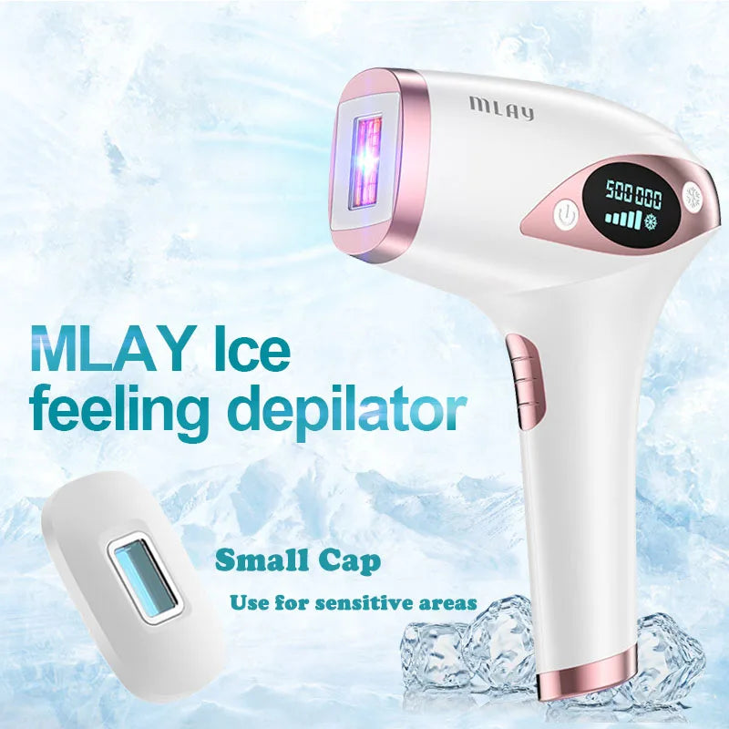 MLAY T4 Laser  Hair Removal Machine Ice Cool Permanent IPL laser Epilator Hair Remover Device Mlay Laser for Body Facial Bikini