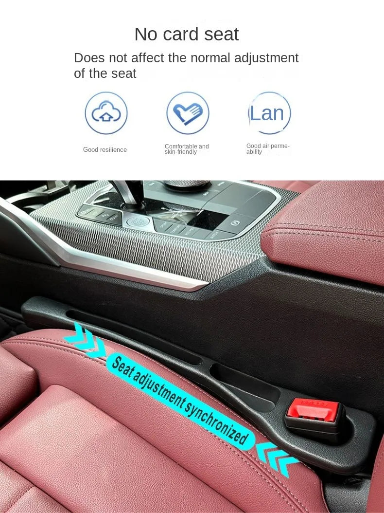 Car Seat Gap Filler Storage Strip Center Console Side Leak-proof Dustproof Sealing Bendable Filling Strip Accessories  Universal