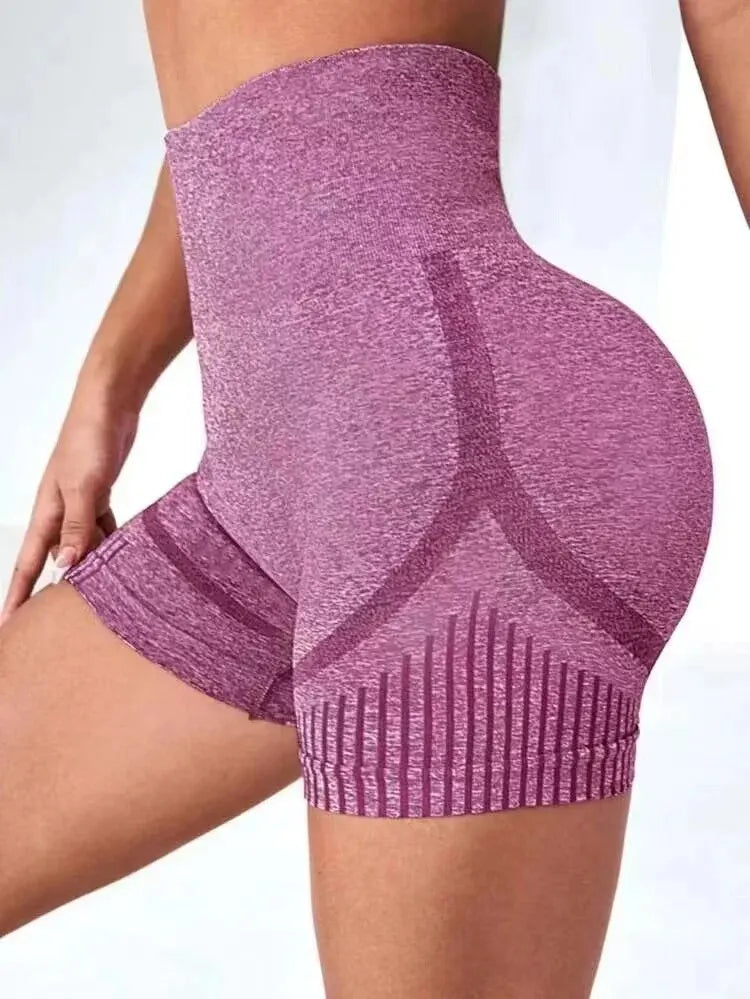 Women Yoga Shorts High Waist Workout Shorts Fitness Yoga Lift Butt Fitness Ladies Yoga Gym Running Short Pants Sportswear