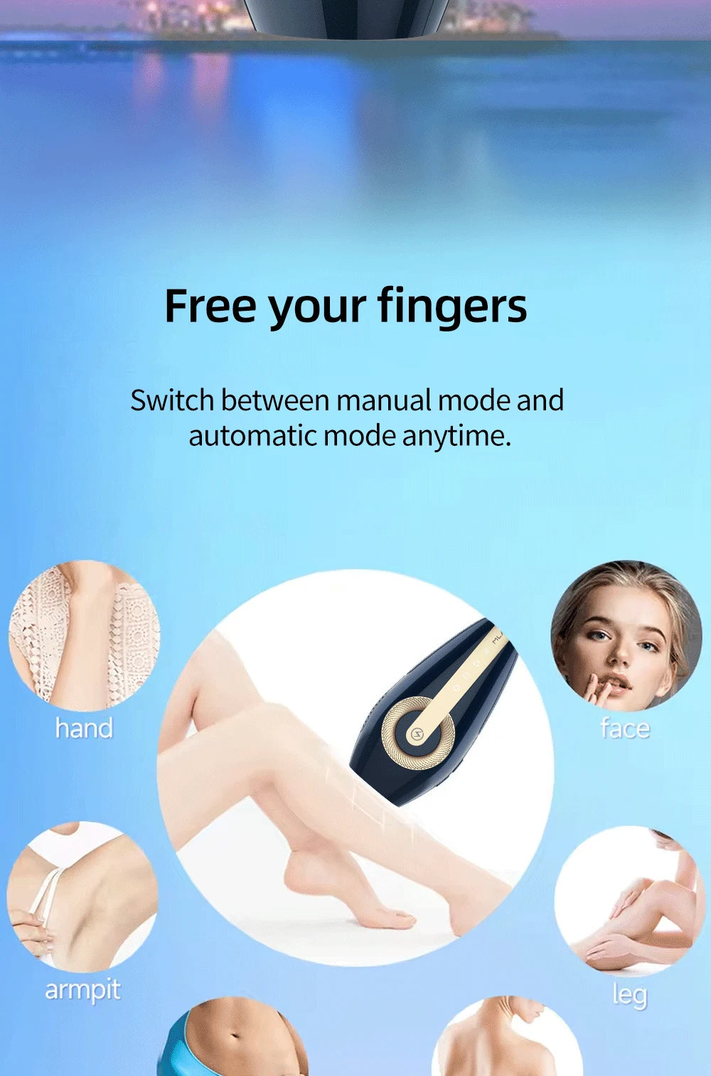 Mlay Laser Hair Removal Mlay T17 IPL Hair Removal ICE Cold Epilator 9999999 Flashes Face Intelligent Skin Color Recognition