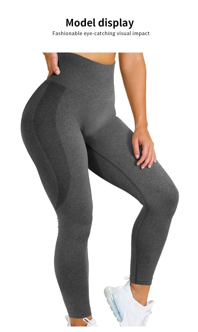 Women Sport Leggings Fitness Yoga High Waist Butt Lift Curves Workout Tights Elastic Gym Training Pants Female Seamless Pants