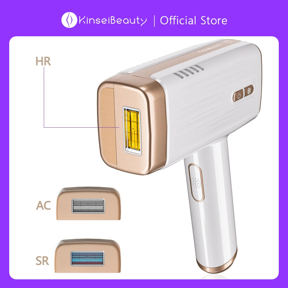 KinseiBeauty Laser IPL Epilator Laser Hair Removal Device Ice Cool Laser Home Tool Professional Painless Hair Removal Machine