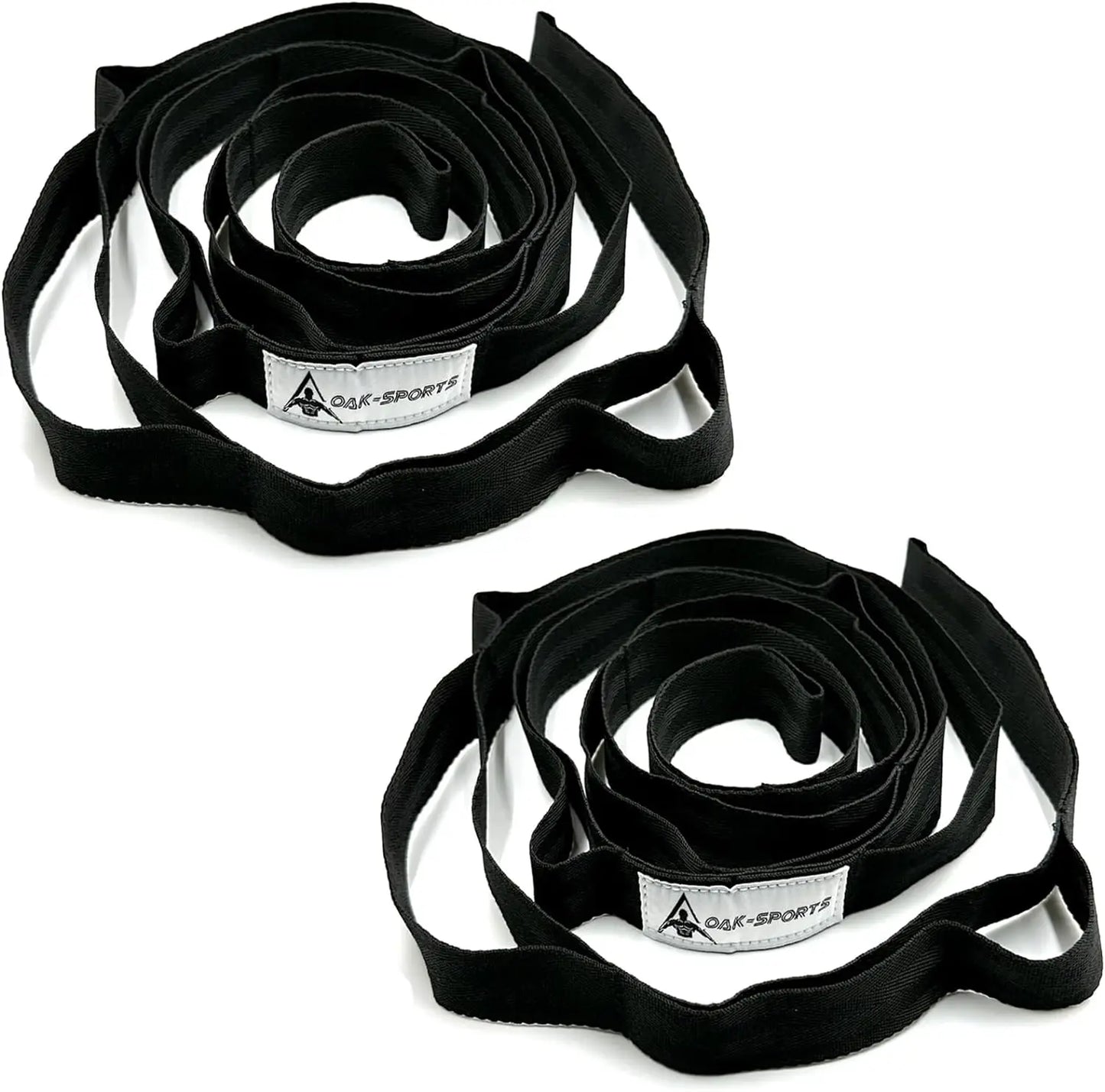 Stretching Strap Yoga Strap with Loops, Stretch Straps for Physical Therapy, Non-Elastic Exercise Strap for Pilates, Dance