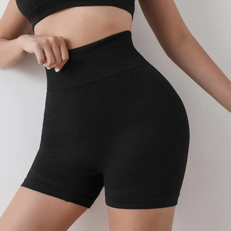 Seamless Women's Butt Lifting Yoga Shorts High Waisted Booty Scrunch Sports Fitness Sexy Yoga Shorts