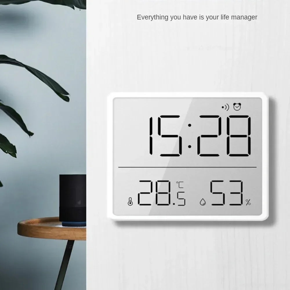 Xiaomi Multifunction Thermometer Hygrometer Automatic Electronic Temperature Humidity Monitor Clock Monitor Wall Monitor Clock