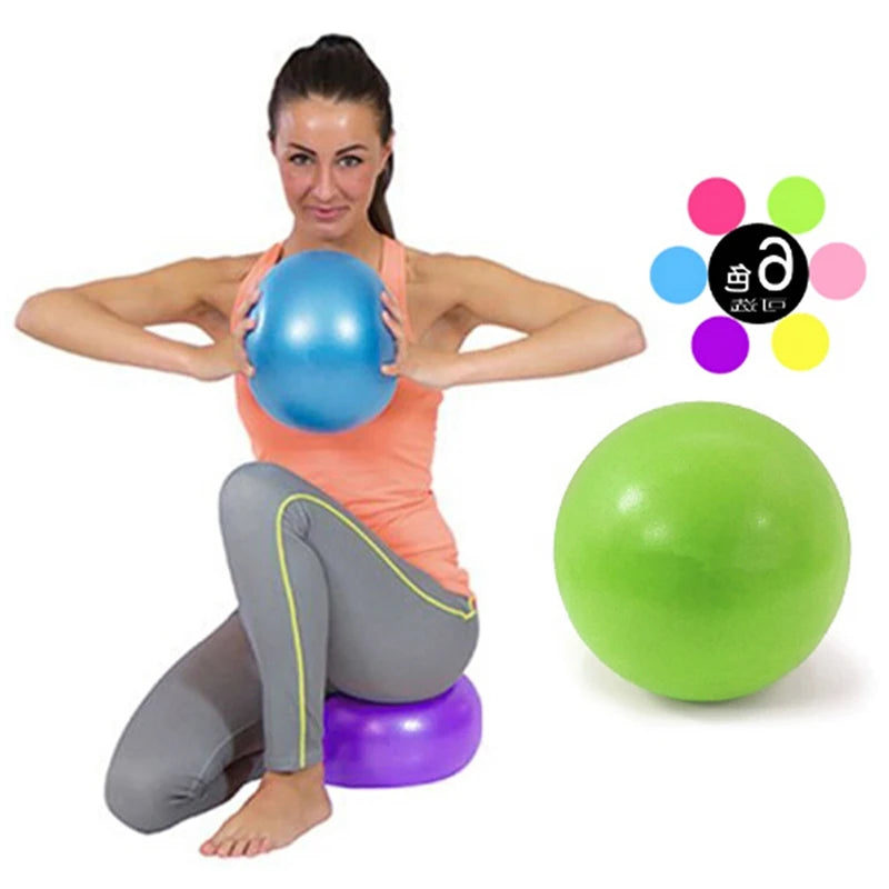 New 25cm Yoga Ball Exercise Gymnastic Fitness Pilates Ball Balance Exercise Gym Fitness Yoga Core Ball Indoor Training Yoga Ball