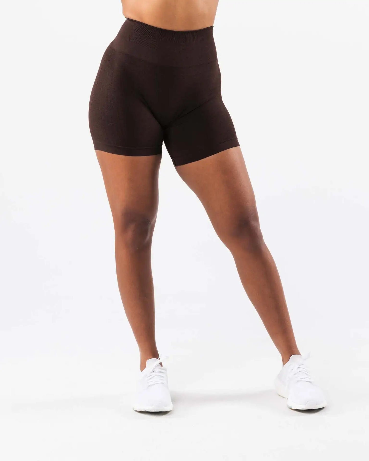 NCLAGEN Women's Seamless Gym Yoga Shorts Jacquard Fitness Leggings Workout Squat Proof High Waist Sports Tights Butt Scrunch