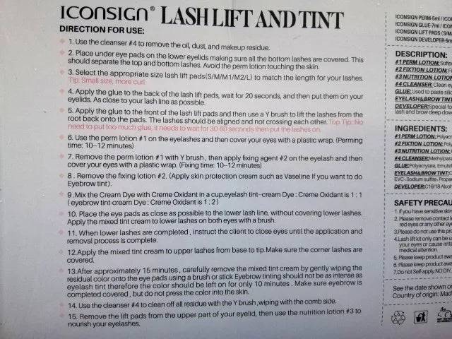 ICONSIGN Lash Lift and Tint Kit Professional Eyelash Lifting Calia Perming Lashes Tint Brow Dye Eyes Makeup Tools Dropshipping