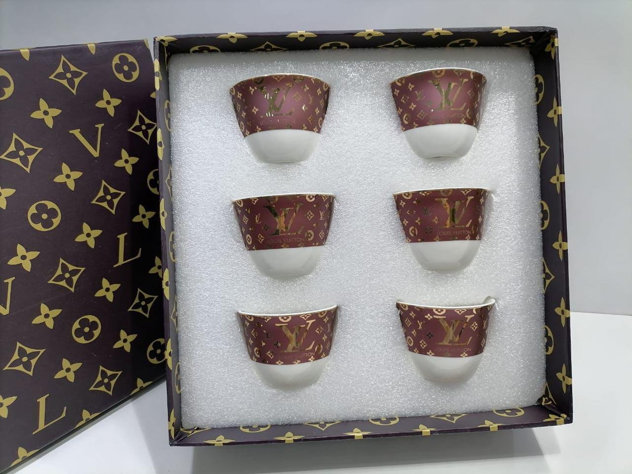 Arabic coffee cups set of six - Dior Arabic Coffee | Aleppo Gift UAE