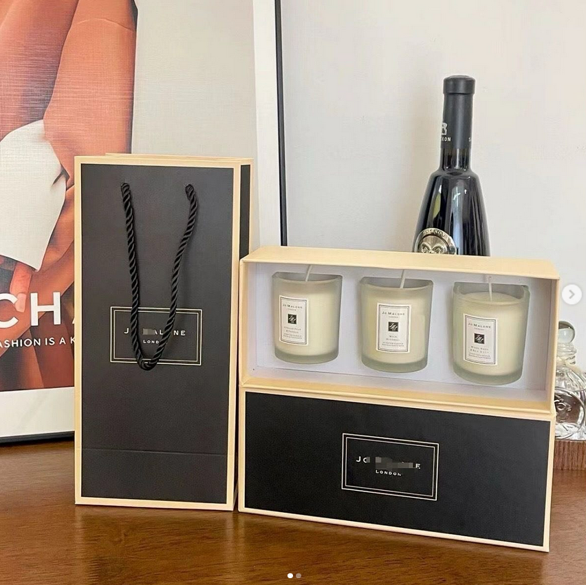 Jo Malone London miniature candle gift set featuring three distinct scents - Other Brand Candles | Aleppo Gift UAE