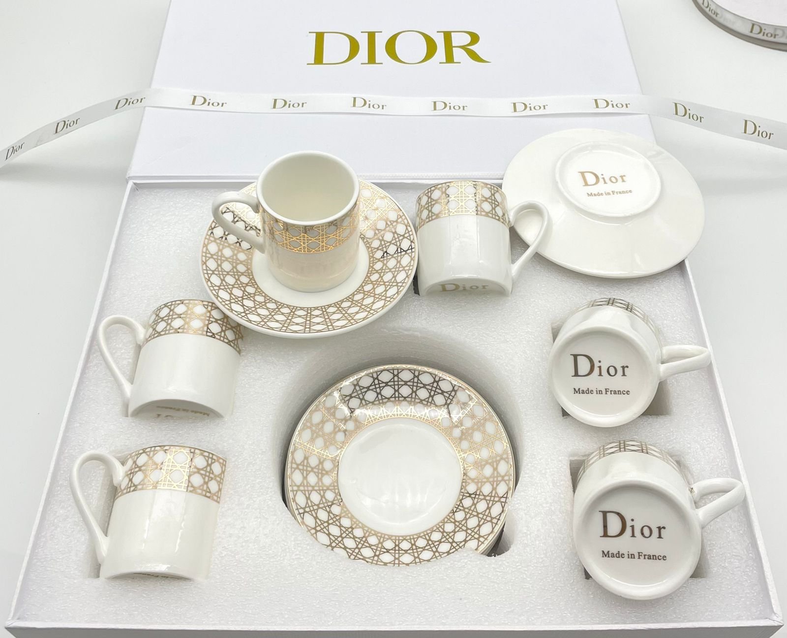 Turkish coffee set - Dior Turkish Coffee Cups | Aleppo Gift UAE