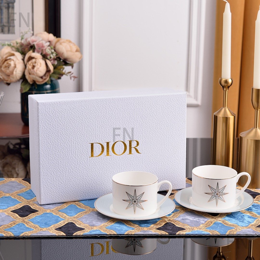 Tea set of two cups - Dior Cups | Aleppo Gift UAE