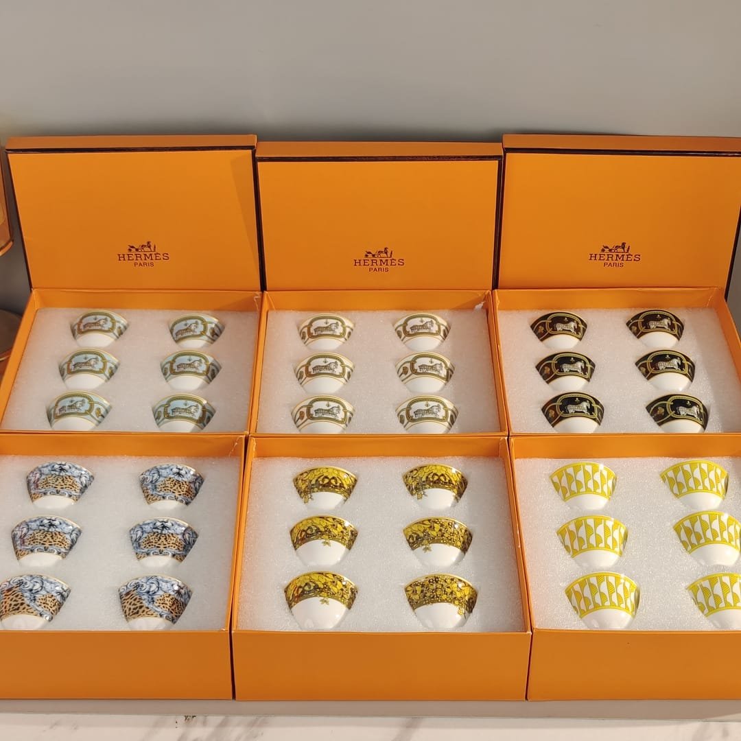 Hermes Arabic coffee cups  - Hermes Arabic Coffee | Aleppo Gift UAE