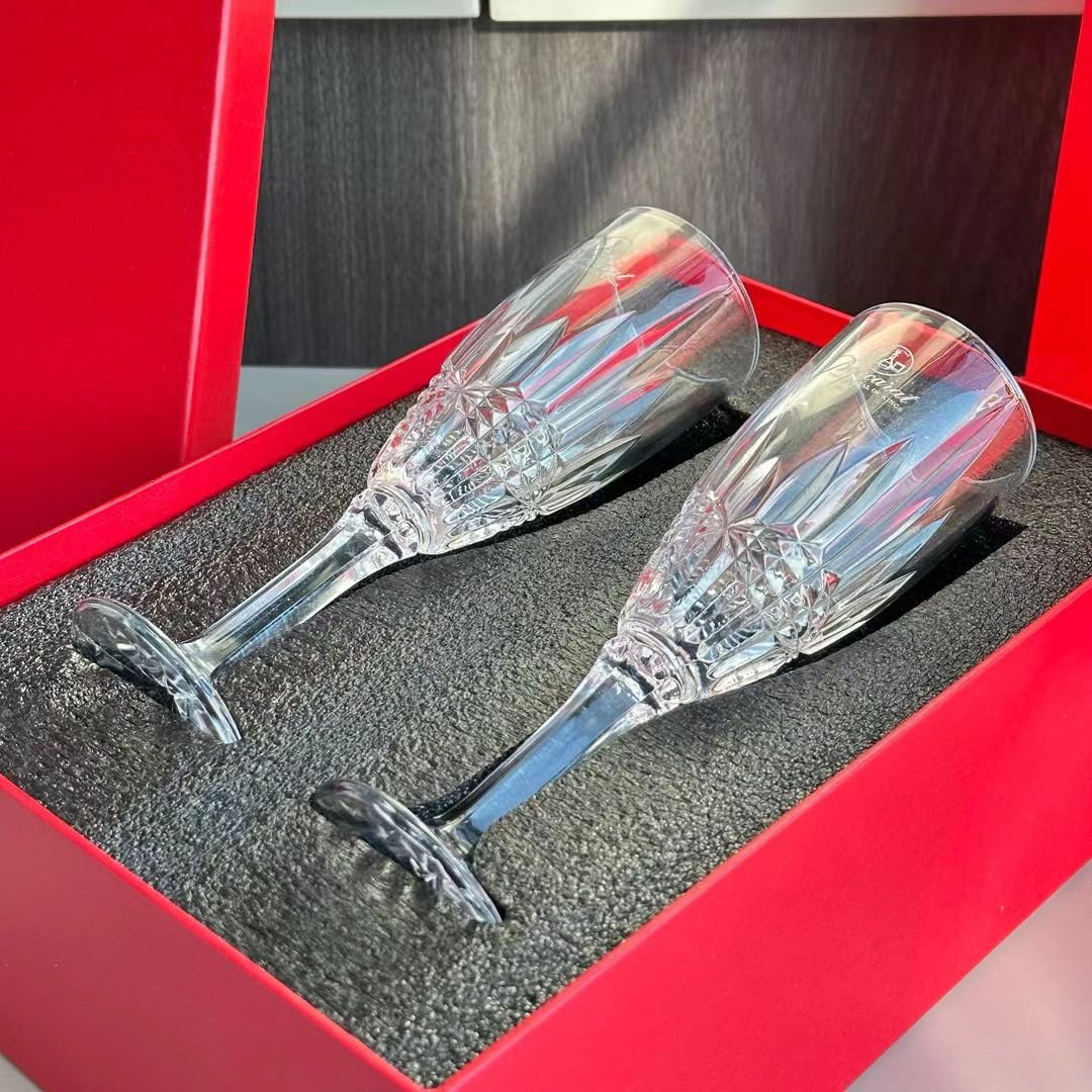 Set of two Baccarat long cristals glasses - Image 3 of 3