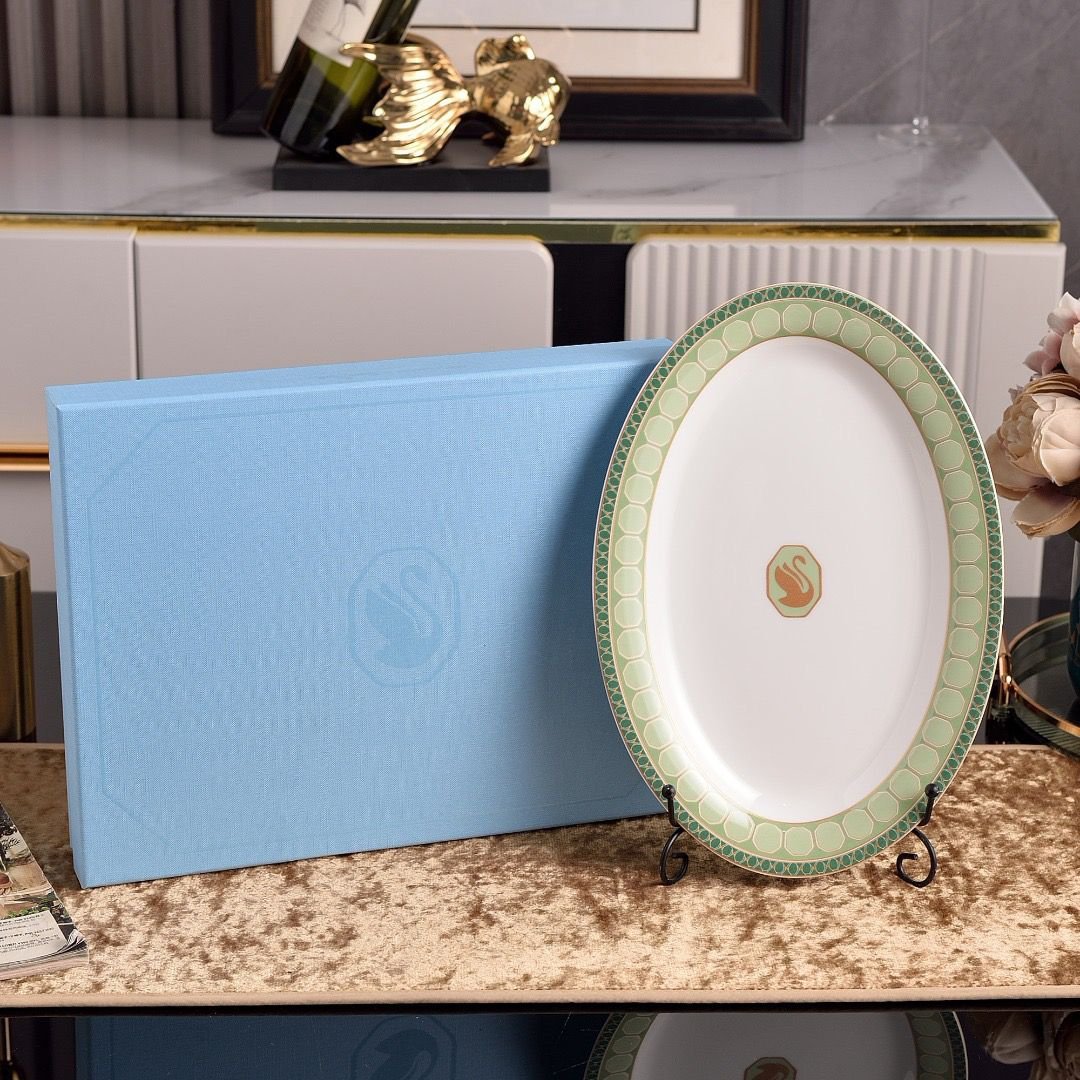 Swarovski oval plate - Swarovski Plates | Buy Online in UAE